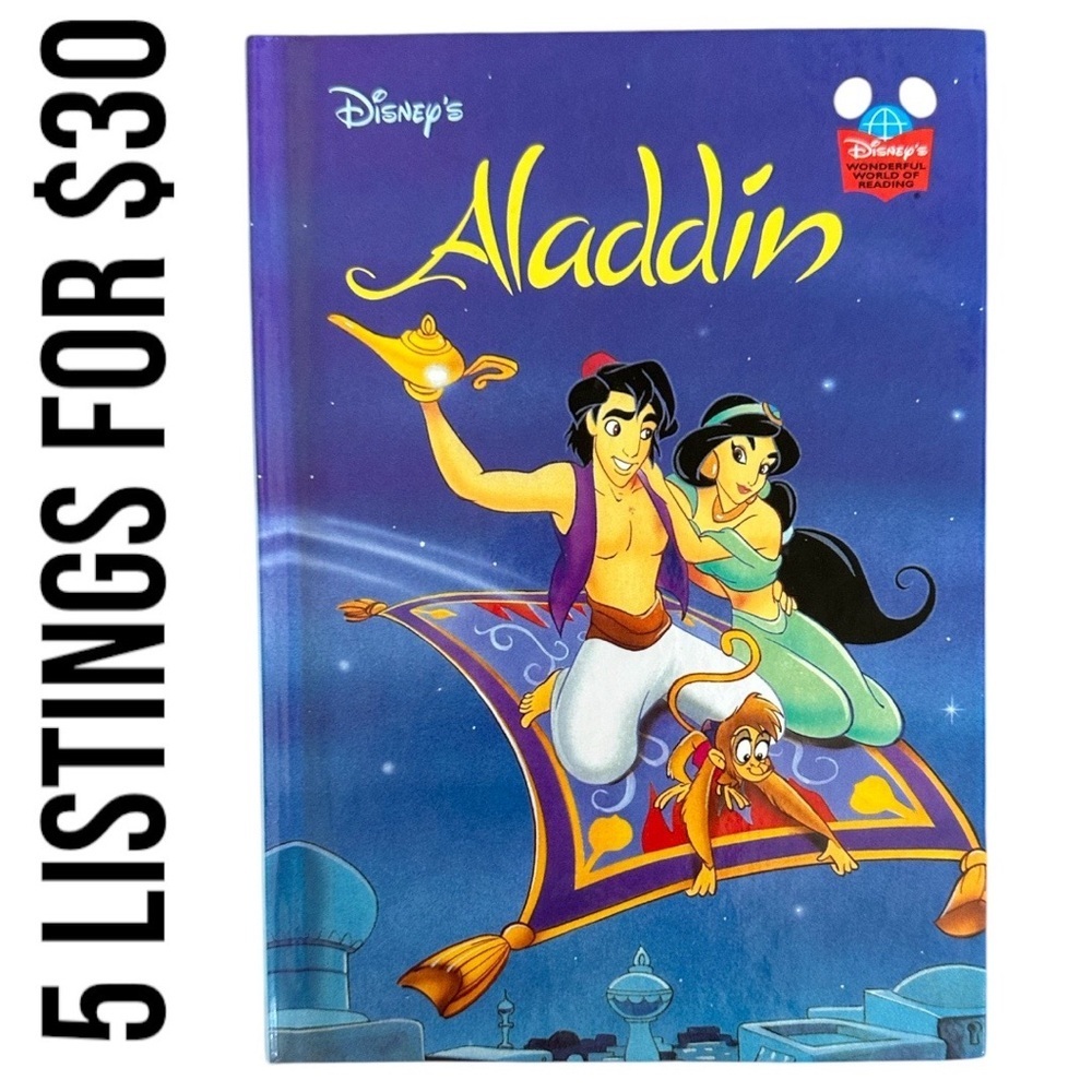Disney Aladdin Children’s Book Kids Storybook